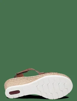 Kvinnor Rieker Sandaler|Högklackade Skor|61937-24 - Kilklackar