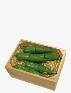 Magni Toys 5 cucumbers with magnet in a box - Leksaksmat & Leksakstårtor|Barn Leksakskök & Tillbehör