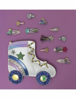 Barn Mimi & Lula Håraccessoarer|4 Hair Clips - Disco Over the Rainbow Dancing Queen - Hårklämmor