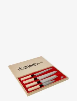 Satake Köksknivar & Knivtillbehör|4 knives Balsabox - Knivset