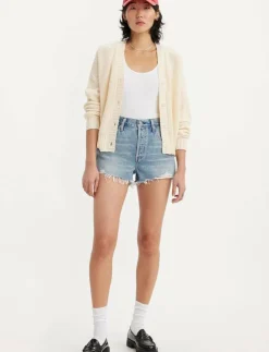 Kvinnor Levi's® Shorts|501 ORIGINAL SHORT VAGUE FINIS - Jeansshorts