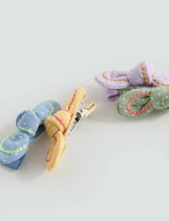 Barn Mango Håraccessoarer|4 pack bow hairclips - Hårklämmor