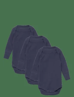 Copenhagen Colors 3 PACK RIB JERSEY LONG SLEEVE BODY - Långärmad body|Barn Flerpack|Bodies