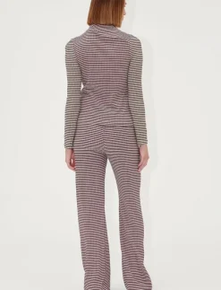 Kvinnor STINE GOYA Mjukisbyxor|2247 Patchwork Jersey, Elasticated - Sweatpants
