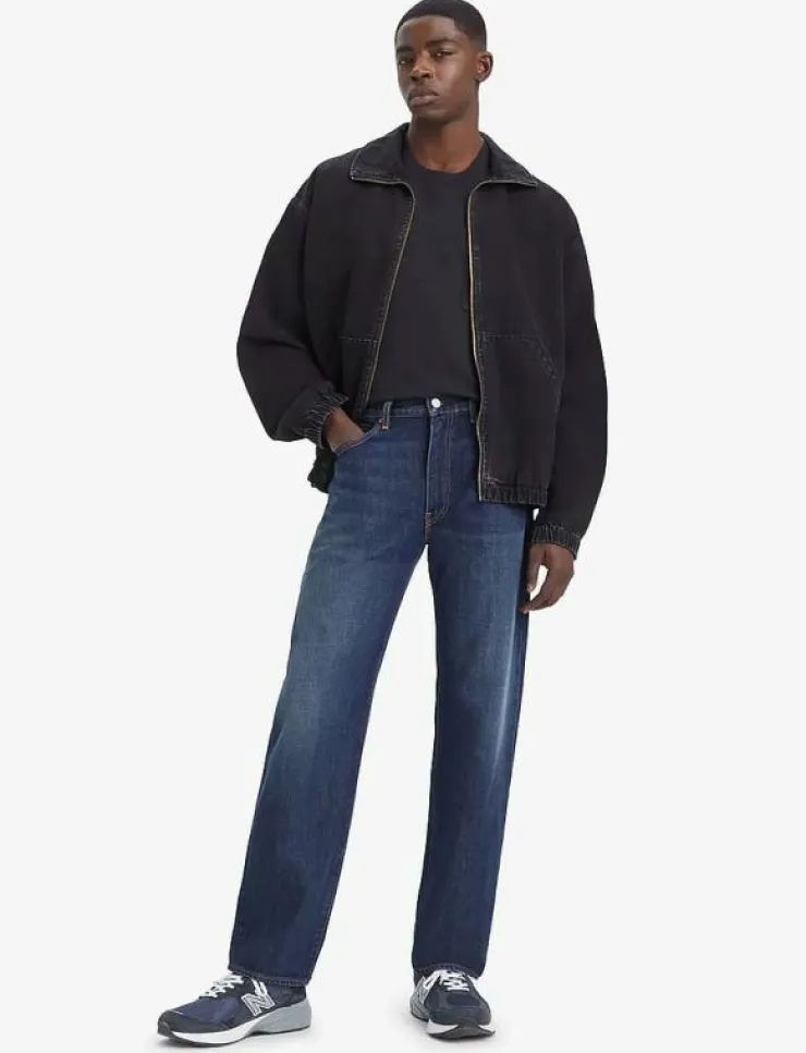 Levi's® 555™ RELAXED STRAIGHT DARK INDIGO - WORN IN - Regular jeans| Denim Kläder|Jeans