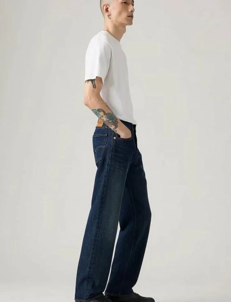 Levi's® 555™ RELAXED STRAIGHT DARK INDIGO - WORN IN - Regular jeans| Denim Kläder|Jeans