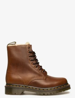 Kvinnor Dr. Martens Varmfodrade Stövlar|1460 Serena - Platta ankelboots