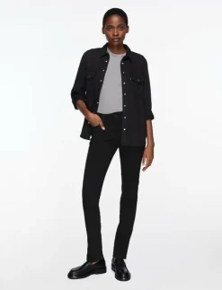 Kvinnor Levi's® Kläder|Denimkläder|712 SLIM WELT POCKET MIDNIGHT - Skinny Jeans