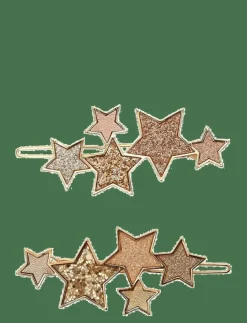 Barn Mimi & Lula Håraccessoarer|2 Snap Grips - Starry Shimmer - Hårklämmor