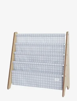 3 Sprouts Bookcase, Gingham - Förvaringskorgar|Barn Inredning|Inredning