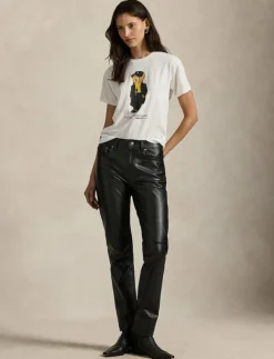 Kvinnor Polo Ralph Lauren T-Shirts & Toppar|40/1 VNTG CTN JSY-KNT-T-SHIRT - T-shirts