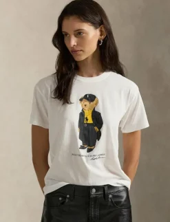 Kvinnor Polo Ralph Lauren T-Shirts & Toppar|40/1 VNTG CTN JSY-KNT-T-SHIRT - T-shirts