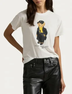 Kvinnor Polo Ralph Lauren T-Shirts & Toppar|40/1 VNTG CTN JSY-KNT-T-SHIRT - T-shirts