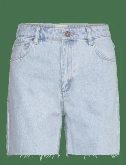 ABRAND A CLAUDIA CUT OFF BLEACHED STONE - Jeansshorts|Kvinnor Shorts