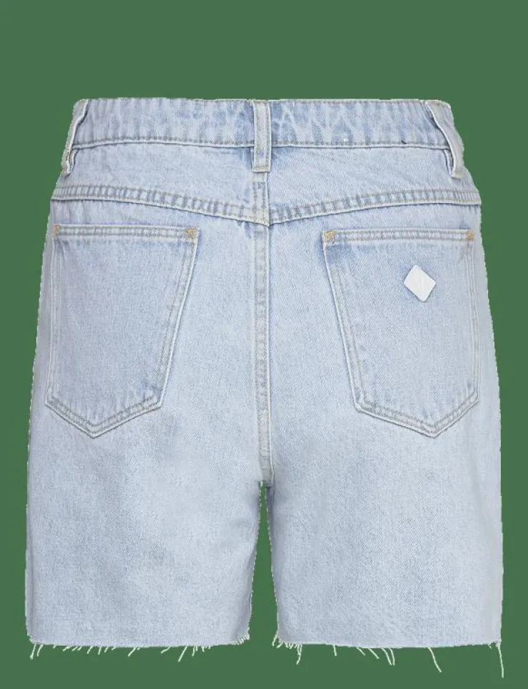 ABRAND A CLAUDIA CUT OFF BLEACHED STONE - Jeansshorts|Kvinnor Shorts