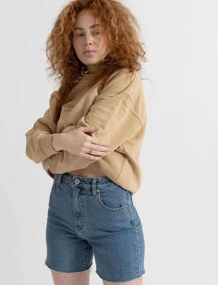 ABRAND A CLAUDIA CUT OFF GEORGIA - Jeansshorts|Kvinnor Shorts