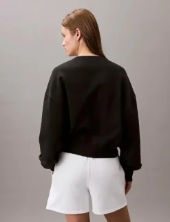 Calvin Klein A- LOGO EMB FRENCH TERRY CREWNEC - Sweatshirts|Kvinnor Sweatshirts