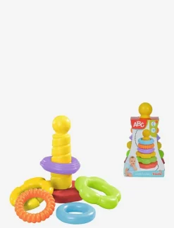 Barn ABC Babyleksaker|Babyleksaker|- Stacking Ring Pyramid - Stapelbara klossar