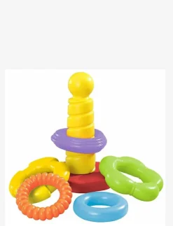 Barn ABC Babyleksaker|Babyleksaker|- Stacking Ring Pyramid - Stapelbara klossar