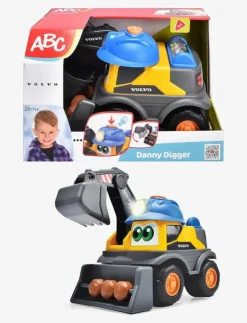 ABC Danny Digger Volvo Excavator, 25 cm - Lastbilar|Barn Leksaksfordon & Bilar