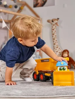 Barn ABC Leksaksfordon & Bilar|Volvo Tracey Trailer, 65 cm - Lastbilar