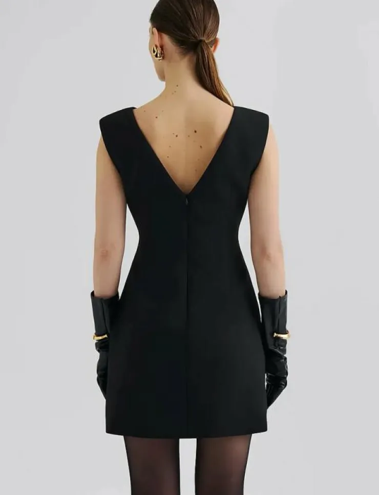 Malina Adelina High Neck Mini Dress - Korta klänningar|Kvinnor Klänningar