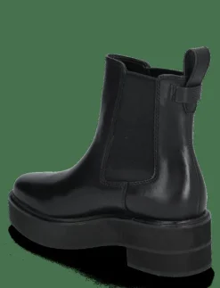 Kvinnor Lauren Ralph Lauren Boots|Adrianna Burnished Leather Bootie - Stövlar