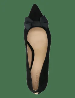 Kvinnor Lauren Ralph Lauren Högklackade Skor|Adrienne Bow-Trim Suede Pump - Klassiska pumps
