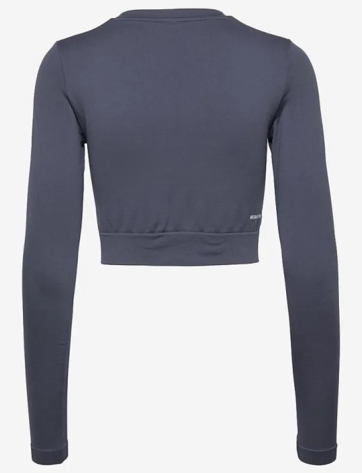 Kvinnor adidas Performance Toppar & T-Shirts|AEROKNIT Seamless Fitted Cropped Tee W - Crop tops