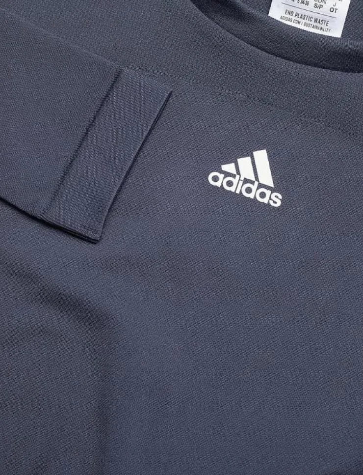 Kvinnor adidas Performance Toppar & T-Shirts|AEROKNIT Seamless Fitted Cropped Tee W - Crop tops