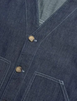 Mads Nørgaard Air Denim Pil Jacket - Overshirts|Kvinnor Overshirts