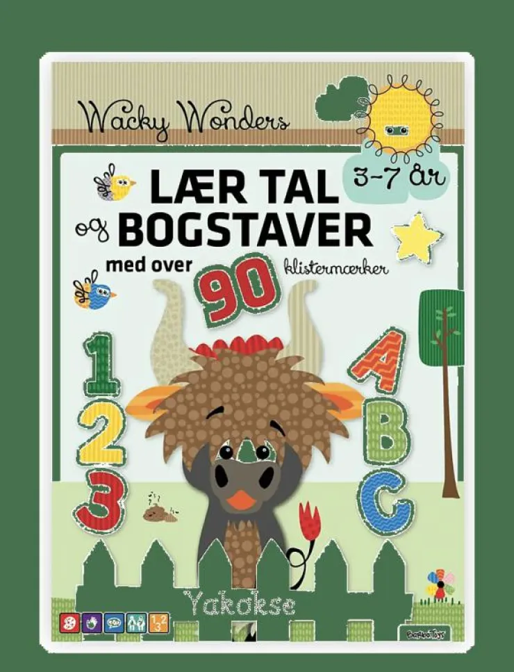 Barbo Toys Aktivitetsbog - Lærerige Sjove Aktiviteter med Wacky Wonders Bondegårdsdyr (DK) - Pedagogisk barnbok|Barn Barnböcker