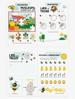 Barn Barbo Toys Barnböcker|Aktivitetsbog Lær Tal med Wacky Wonders Bondegårdsdyr - 123 (DK) - Pedagogisk barnbok