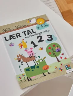 Barn Barbo Toys Barnböcker|Aktivitetsbog Lær Tal med Wacky Wonders Bondegårdsdyr - 123 (DK) - Pedagogisk barnbok