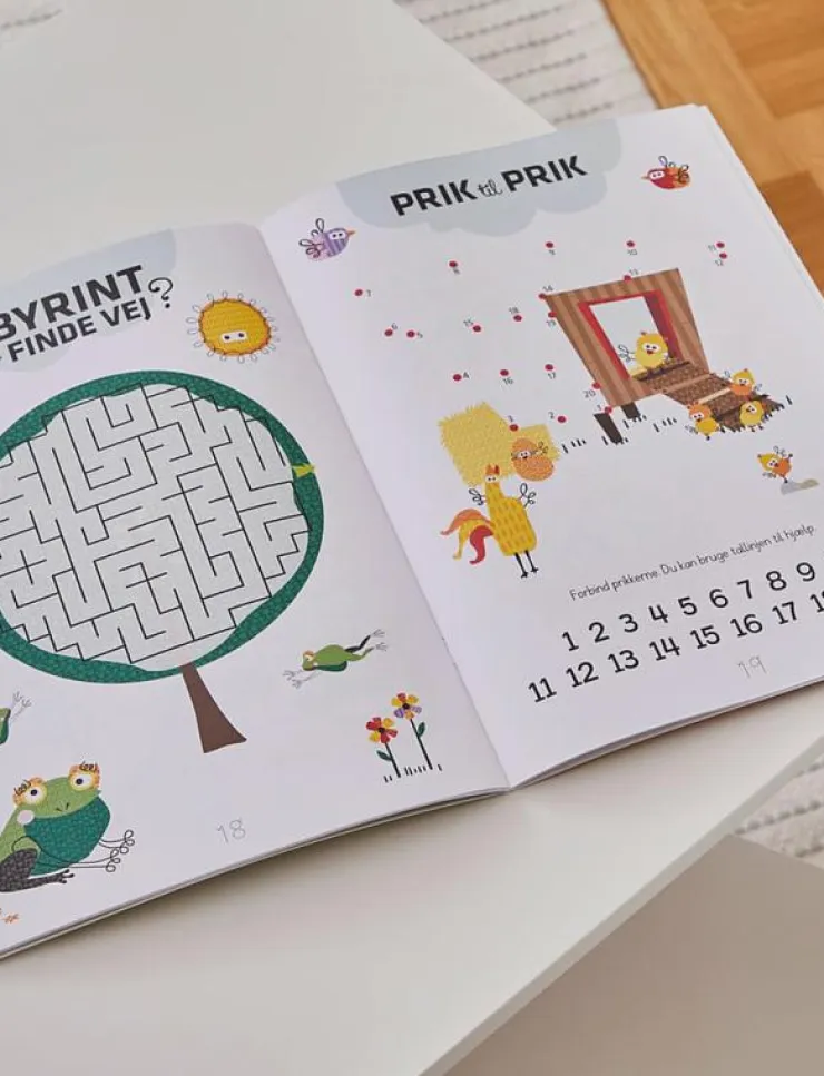 Barbo Toys Aktivitetsbog med Lærerige Sjove Wacky Wonders Aktiviteter (DK) - Pedagogisk barnbok|Barn Barnböcker