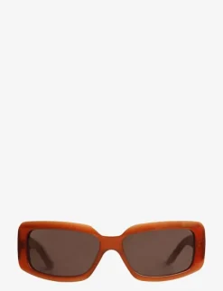 Corlin Eyewear Alain Red - Fyrkantiga|Kvinnor Solglasögon|Solglasögon