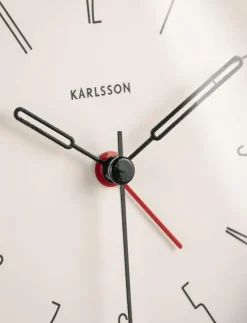 KARLSSON Alarm clock Belle Numbers iron - Väckarklockor| Klockor
