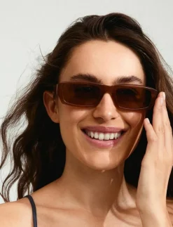 Kvinnor Pilgrim Solglasögon|ALAYNA sunglasses - Square Frame