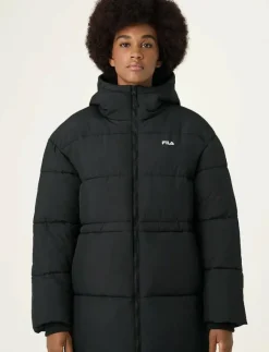 FILA ALBA relaxed mid hooded puffer jacket - Dunjackor|Kvinnor Jackor