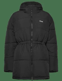 FILA ALBA relaxed mid hooded puffer jacket - Dunjackor|Kvinnor Jackor