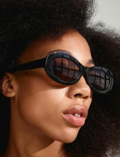 Kvinnor Pilgrim Solglasögon|ALEXANDRIA sunglasses - Round Frame