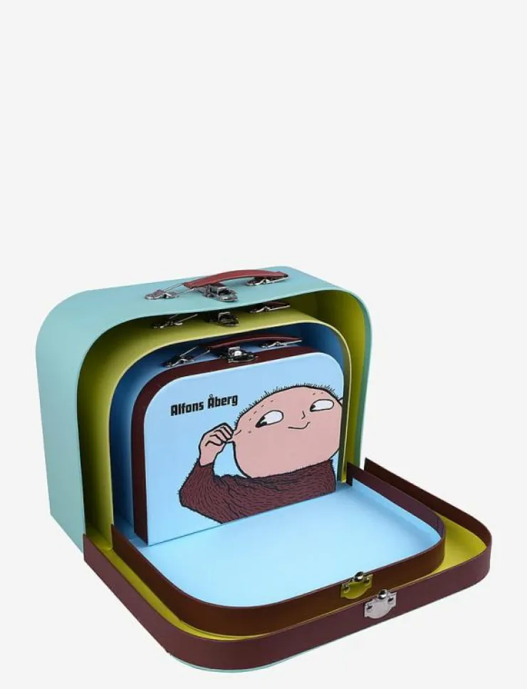 Barn Barbo Toys Rollspel|Alfons Åberg - Suitcases 3 psc set - Resa