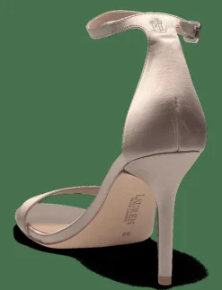 Kvinnor Lauren Ralph Lauren Högklackade Skor|Sandaler|Allie Pavé-Buckle Satin Sandal - Bröllopsskor