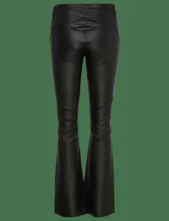 Kvinnor DEPECHE Byxor|AllisonDEP RW Flare Leather Pants - Utsvängda byxor