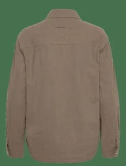 Kvinnor Brixtol Textiles Overshirts|Ally Linen Brown - Overshirts