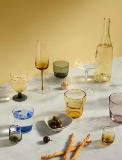 Broste Copenhagen Glas|Amber Champagne glass - Champagneglas