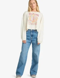 Kvinnor Billabong Toppar & T-Shirts|ANA AGUILA - Långärmade tröjor