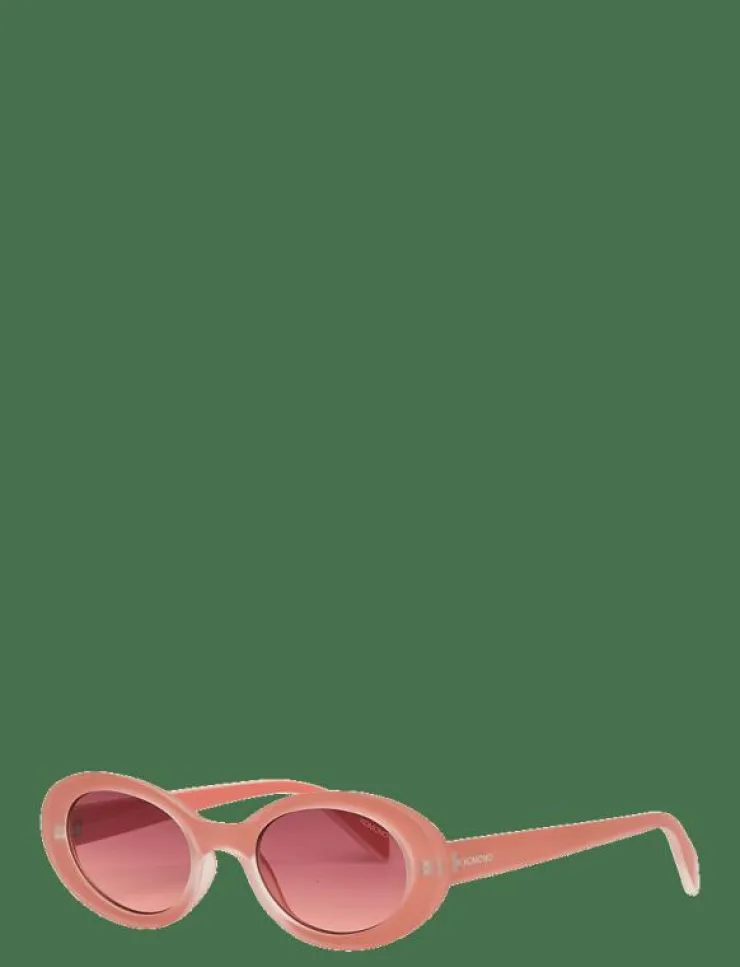 Komono Ana Velvet Coral - Round Frame|Kvinnor Solglasögon