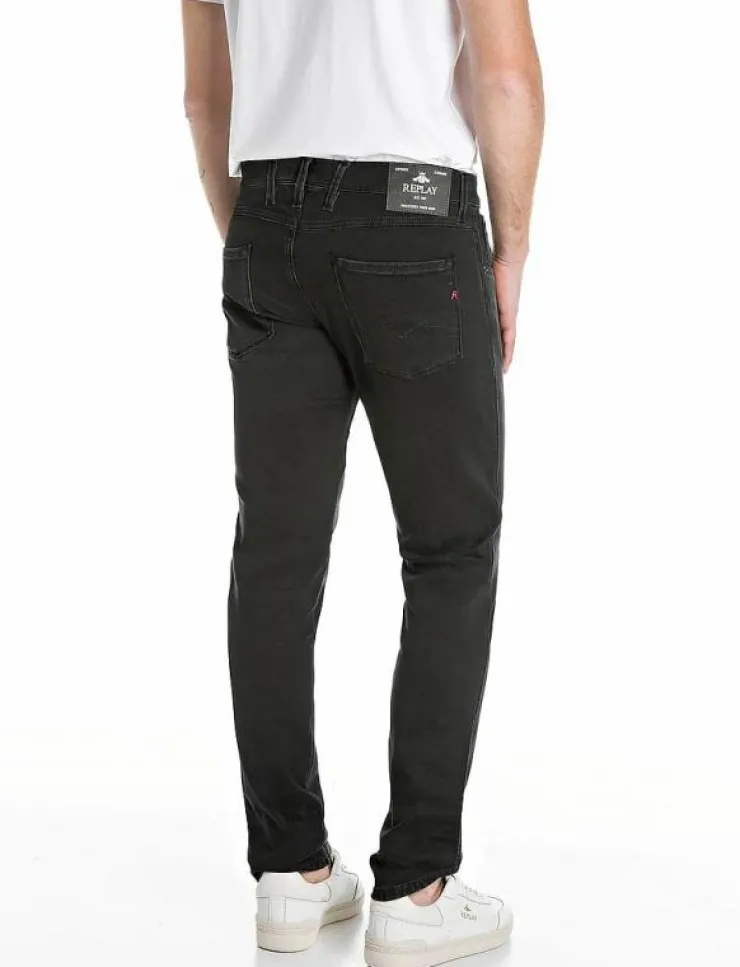 Replay Denim Kläder|Jeans|ANBASS Trousers SLIM 99 Denim - Slim jeans