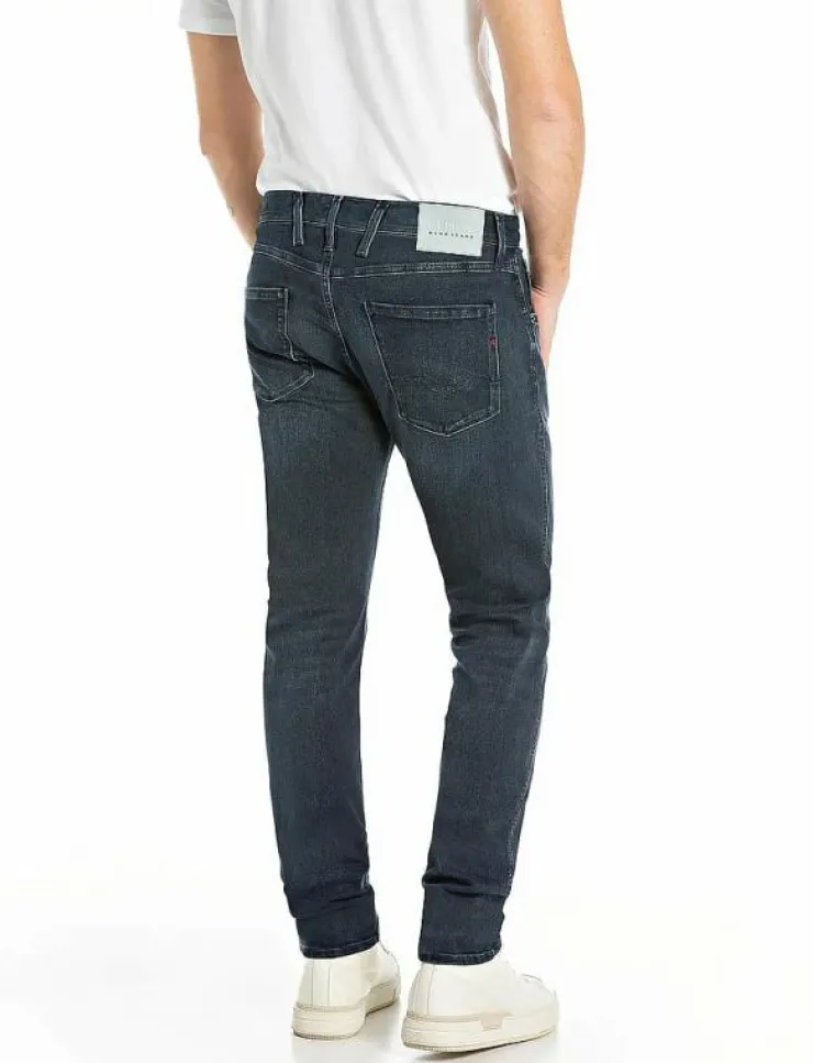 Replay ANBASS Trousers SLIM HYPERFLEX ORIGINAL - Slim jeans| Denim Kläder|Jeans